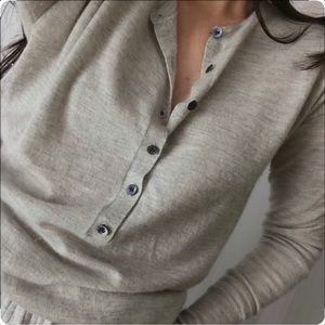 J Crew Italian cashmere Henley